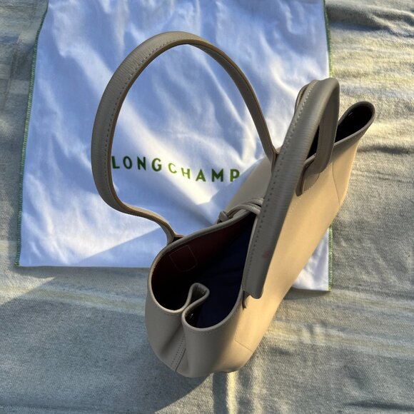 Longchamp Cream Shoulder Bag - Picture 8 of 13